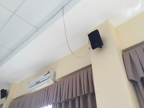 Lắp đặt dàn âm thanh thông báo cho trường học 2000 người